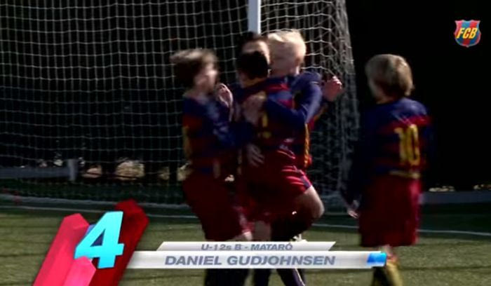 Απίθανο γκολ του Γκούντγιονσεν junior με την Μπαρτσελόνα