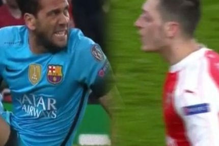 Άγριες βρισιές αντάλλαξαν Οζίλ και Άλβες!