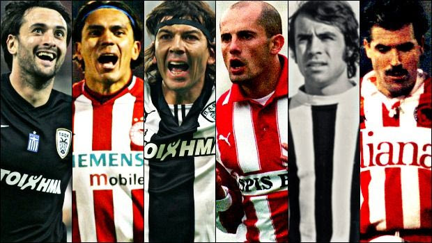 Τα 10 πρόσωπα των ντέρμπι Ολυμπιακός-ΠΑΟΚ