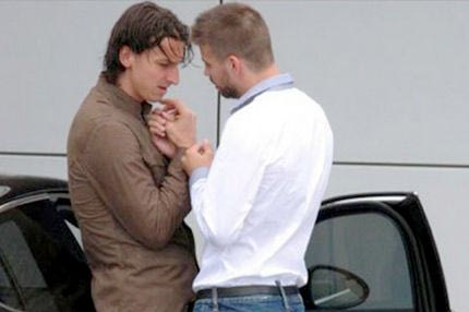 Η αλήθεια για την “παρεξηγημένη” φωτογραφία του Πικέ με τον Ιμπραχίμοβιτς