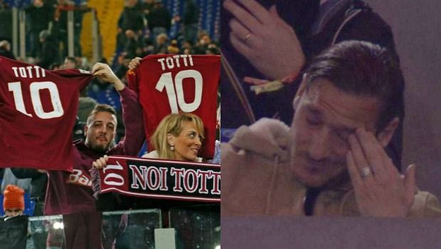 Συγκλονιστικές στιγμές στο “Ολίμπικο”: Δάκρυσε ο Τότι