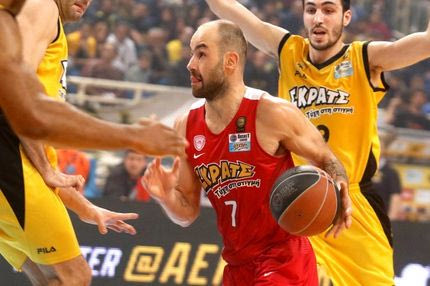 ΑΕΚ – Ολυμπιακός 93-100 παρ.