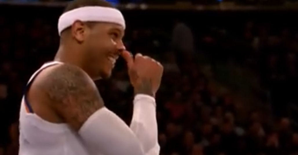 Τρομερή γκάφα του Καρμέλο