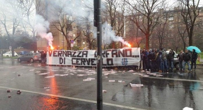 Διαμαρτυρία έξω από τα γραφεία της Gazzetta dello Sport