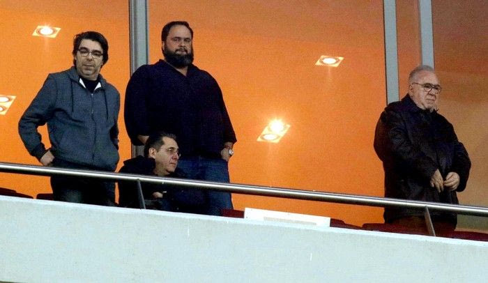 Στα αποδυτήρια ο Μαρινάκης