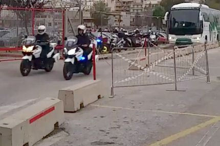 Αποχώρησε χωρίς προβλήματα η αποστολή του Παναθηναϊκού