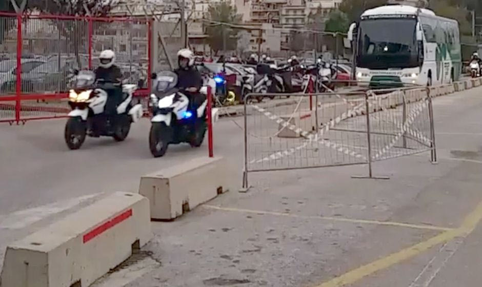 Αποχώρησε χωρίς προβλήματα η αποστολή του Παναθηναϊκού