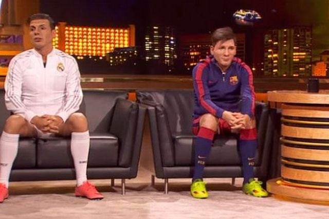 Ρονάλντο και Μέσι στο ίδιο στούντιο