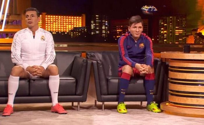 Ρονάλντο και Μέσι στο ίδιο στούντιο