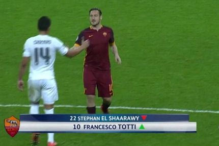 Η αποθέωση του “Μπερναμπέου” στον Τότι