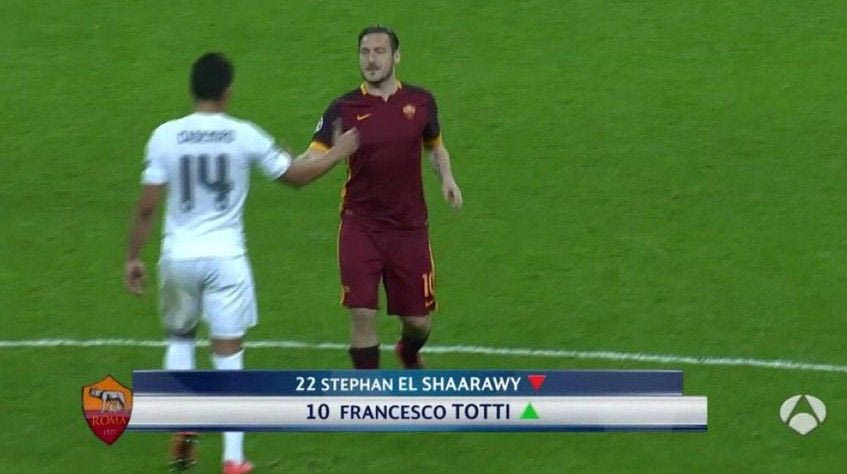 Η αποθέωση του “Μπερναμπέου” στον Τότι