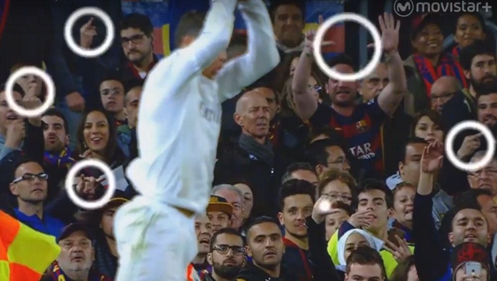 Παρακάμερα: Χειρονομίες, φτύσιμο και “πήγαινε στο Μαρόκο” για CR7