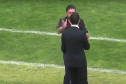 ΕΚΤΟΣ ΕΛΕΓΧΟΥ: Ο Γκατούζο χτύπησε το βοηθό του!