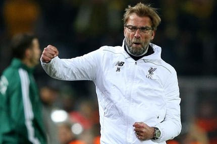 Ο πανηγυρισμός του Κλοπ στο γκολ της Λίβερπουλ