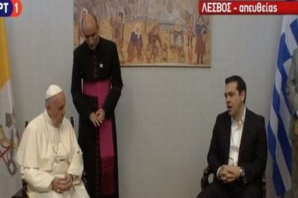 Ο μεταφραστής του Στραματσόνι στη συνάντηση Τσίπρα-Πάπα