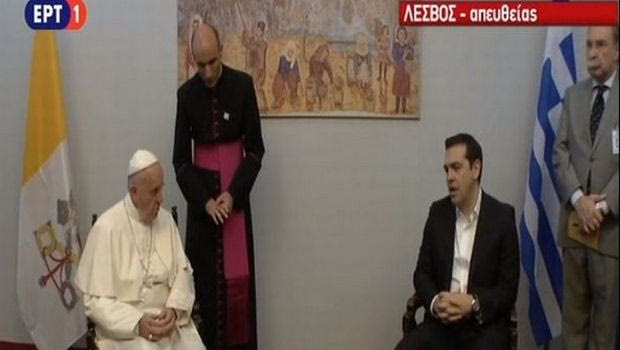 Ο μεταφραστής του Στραματσόνι στη συνάντηση Τσίπρα-Πάπα