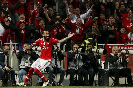 Δύο γκολ ο Μήτρογλου, ένα ο Σάμαρης στη νίκη της Μπενφίκα επί της Μπράγκα