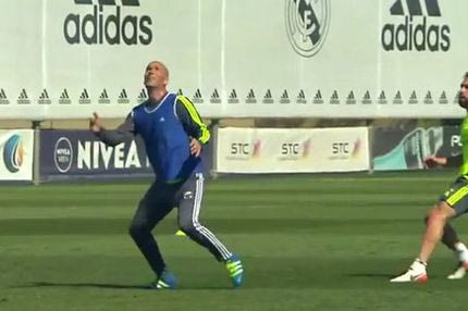 Έκανε προπόνηση με τους παίκτες του ο Ζιντάν