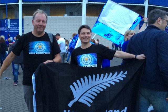 Ο οπαδός της Λέστερ από την άλλη άκρη της Γης!