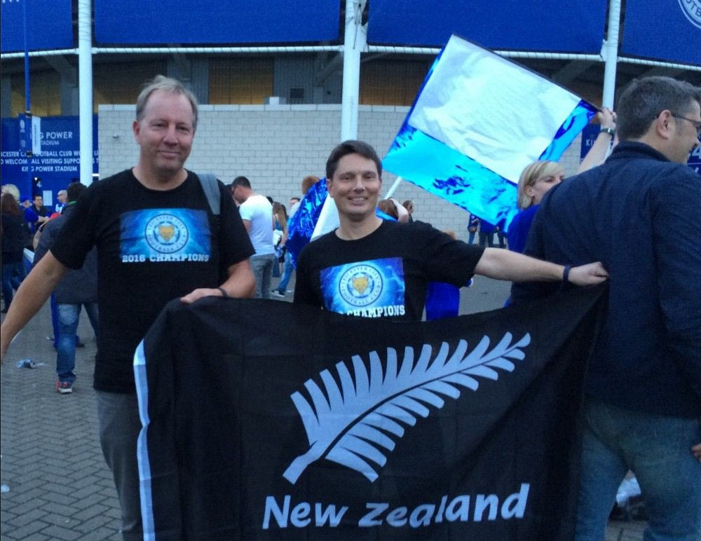 Ο οπαδός της Λέστερ από την άλλη άκρη της Γης!