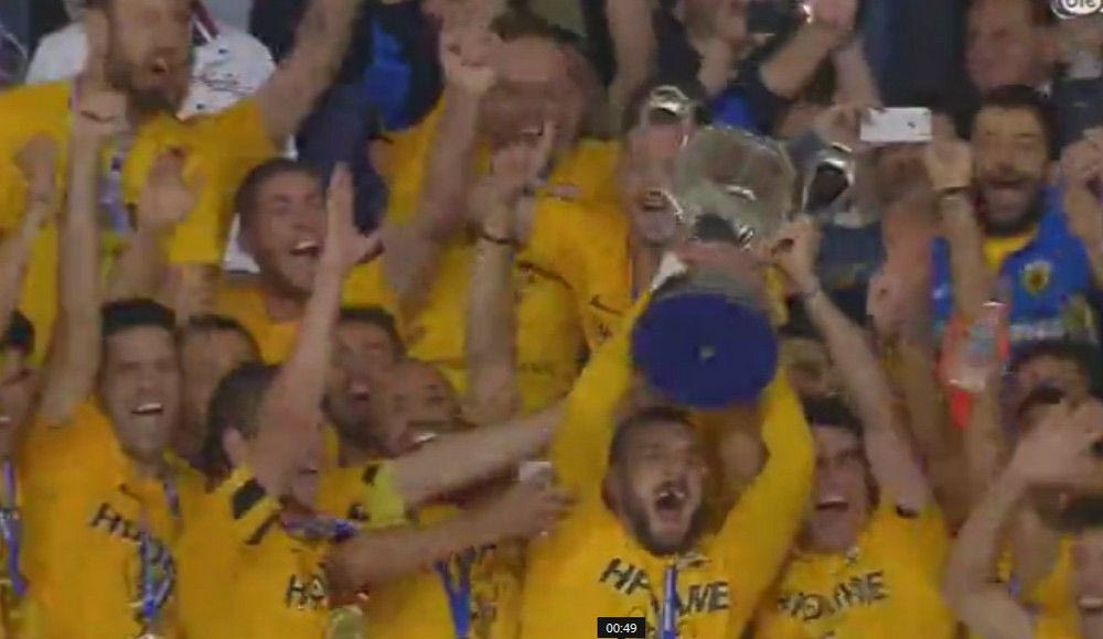 VIDEO: Η απονομή στους θριαμβευτές της ΑΕΚ