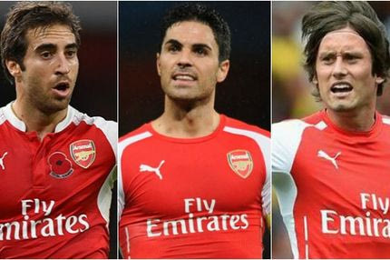 Μένουν ελεύθεροι από την Άρσεναλ οι Αρτέτα, Ροσίτσκι, Φλαμινί
