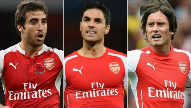 Μένουν ελεύθεροι από την Άρσεναλ οι Αρτέτα, Ροσίτσκι, Φλαμινί
