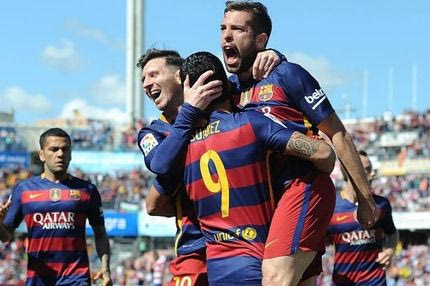 Οι πανηγυρισμοί της Μπαρτσελόνα για την κατάκτηση του πρωταθλήματος