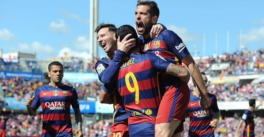 Οι πανηγυρισμοί της Μπαρτσελόνα για την κατάκτηση του πρωταθλήματος