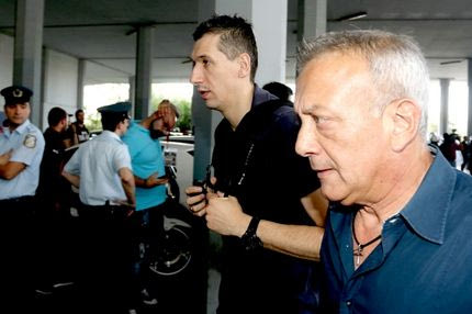 Έβριζαν Διαμαντίδη στην άφιξη της αποστολής του Παναθηναϊκού στο ΣΕΦ