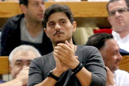 Ο Δ. Γιαννακόπουλος στα αποδυτήρια του Ολυμπιακού. Τι είπε στους θριαμβευτές