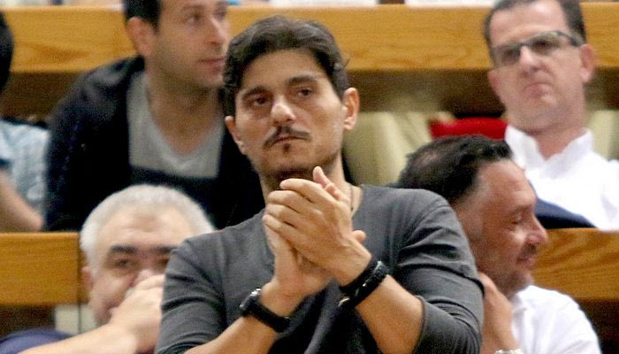 Ο Δ. Γιαννακόπουλος στα αποδυτήρια του Ολυμπιακού. Τι είπε στους θριαμβευτές