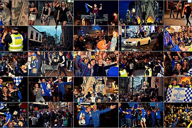 ΔΕΝ ΞΑΝΑΓΙΝΕ: Έκαναν τη νύχτα μέρα οι οπαδοί της Λέστερ στους δρόμους της πόλης!