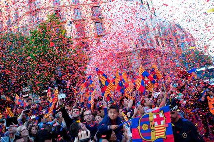Η παρέλαση της Μπαρτσελόνα για το πρωτάθλημα LIVE STREAMING