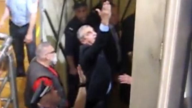 Το VIDEO με το επεισόδιο του Πεδουλάκη στη φυσούνα