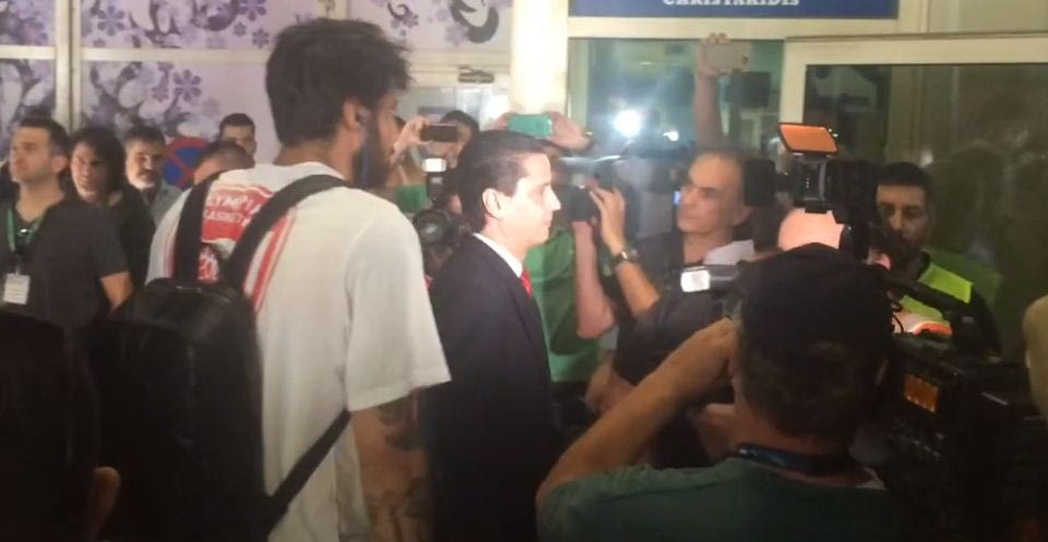 Μαζί με την αποστολή του Ολυμπιακού ο Πρίντεζης