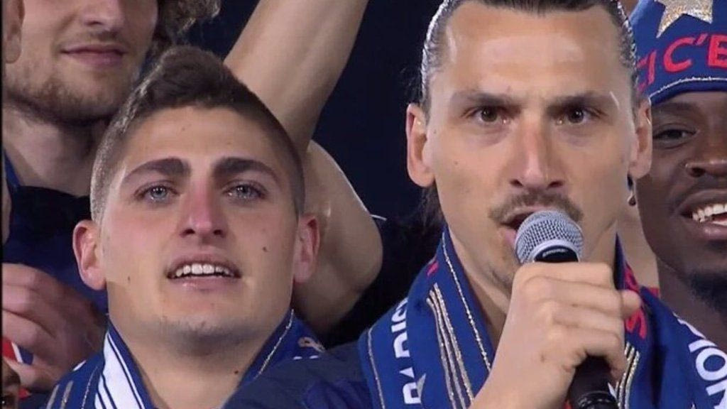 Δάκρυσε ο Βεράτι στην ομιλία του Ζλάταν