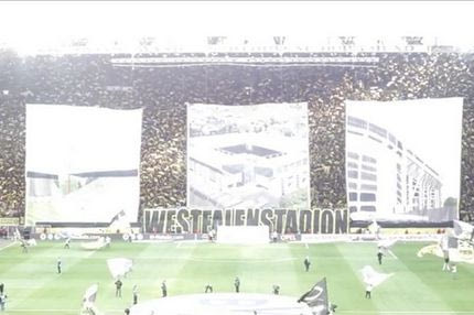 H απίστευτη χορογραφία των οπαδών της Ντόρτμουντ (VIDEO)