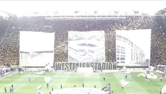 H απίστευτη χορογραφία των οπαδών της Ντόρτμουντ (VIDEO)