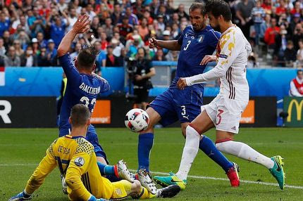 Το γκολ του Κιελίνι κόντρα στην Ισπανία