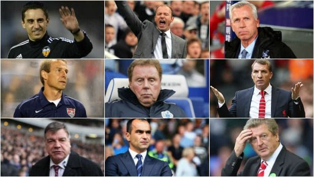 Οι επικρατέστεροι για τον πάγκο της εθνικής Αγγλίας