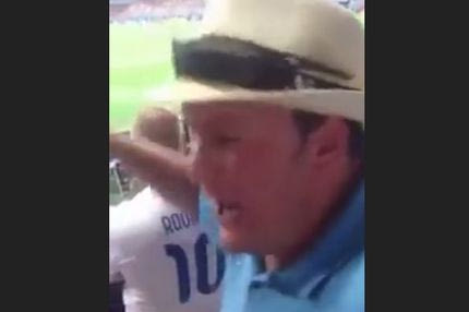 Απίστευτη έκρηξη φιλάθλου για τον αποκλεισμό της Αγγλίας