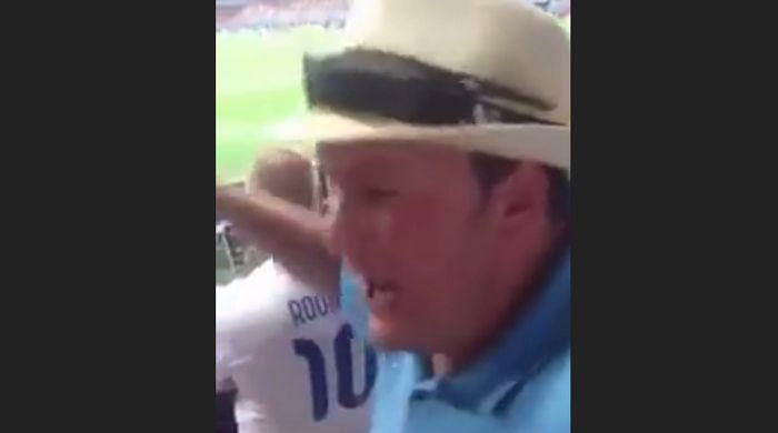 Απίστευτη έκρηξη φιλάθλου για τον αποκλεισμό της Αγγλίας