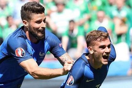 Τα γκολ της ανατροπής της Γαλλίας κόντρα στην Ιρλανδία