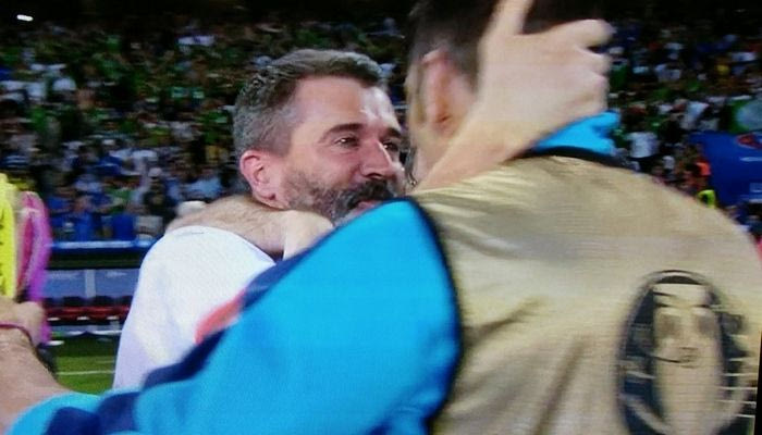 Ο θερμός εναγκαλισμός του Μπουφόν με τον Ρόι Κιν