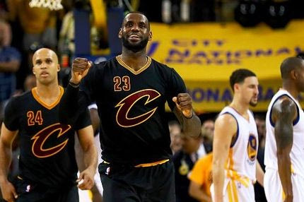 Το σόου του ΛεΜπρόν στον 7ο τελικό