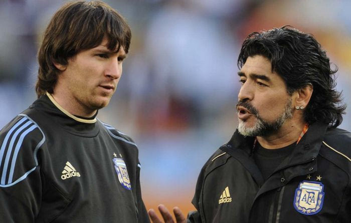 Το μήνυμα του Μαραντόνα στον Μέσι