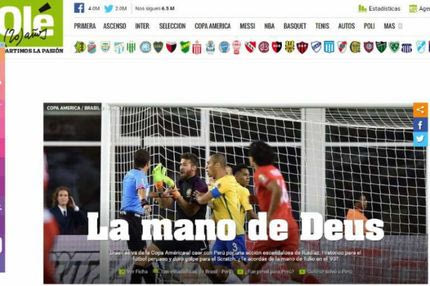 Εκδίκηση της “Ole” για το 1995 από τους Βραζιλιάνους για το χέρι