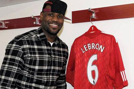 Οπαδός της Λίβερπουλ ο Λεμπρόν