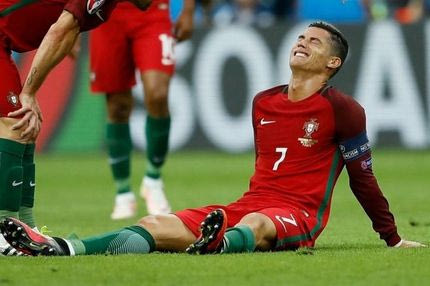 Ο Ρονάλντο έβαλε τα κλάματα απ’ τον πόνο